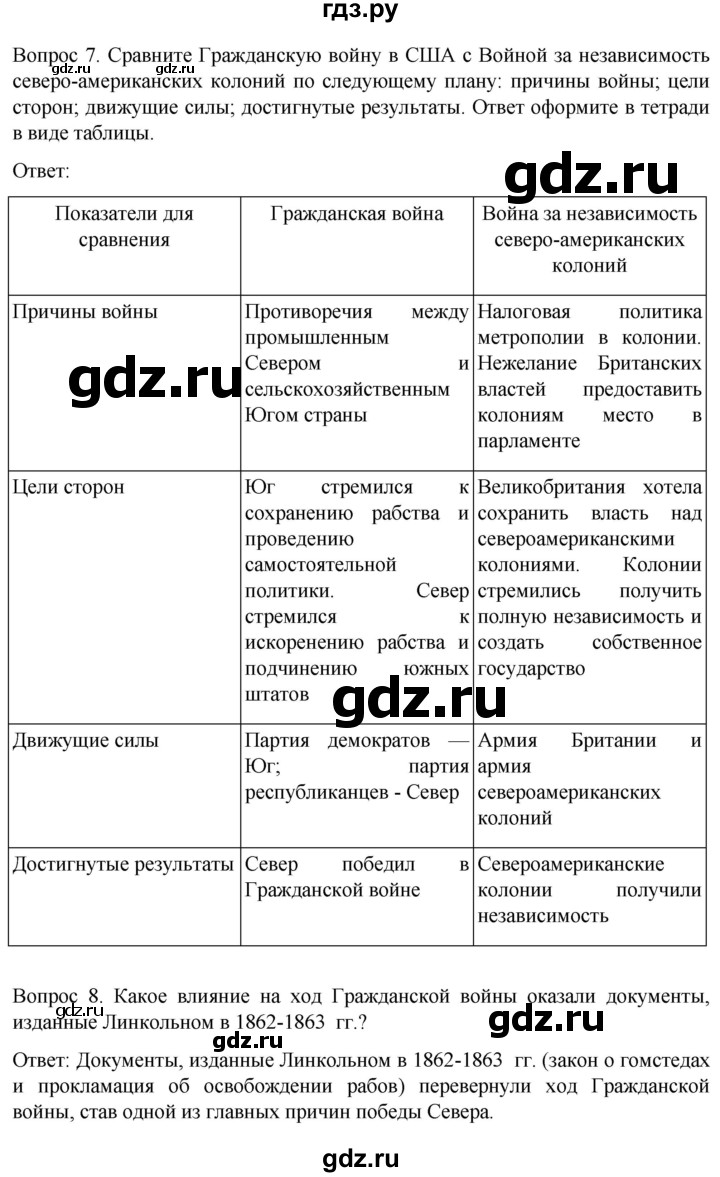 ГДЗ по истории 9 класс Морозов История нового времени  страница - 130, Решебник